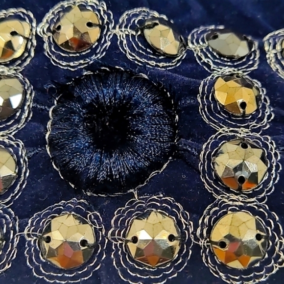 Tiana B. Evening shift dress Dark blue Size:4P - Picture 6 of 6